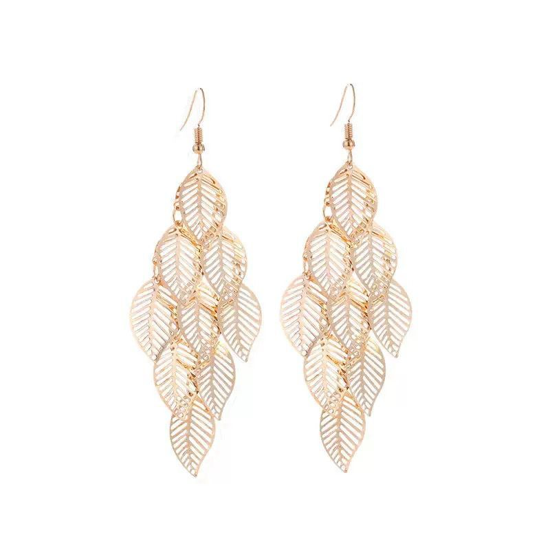 Brincos Geometric Luxe™ – Design Vazado em Aço Inoxidável Dourado ou Prata