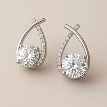 Brincos Crystal Elegance™ – Zircônia Brilhante