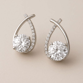 Brincos Crystal Elegance™ – Zircônia Brilhante