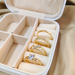 Kit 4 Anéis Delicados: Estilo e Versatilidade