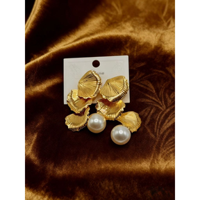 Brincos Femininos Geométricos Vazados – Aço Inoxidável Dourado/Prata, Leves e Antialérgicos