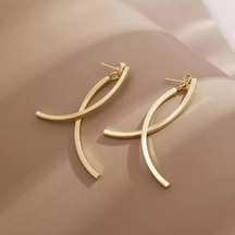 Brincos Ocean Elegance™ – Design Peixe em Aço Inoxidável 316L Dourado ou Prata