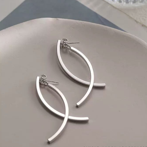 Brincos Ocean Elegance™ – Design Peixe em Aço Inoxidável 316L Dourado ou Prata