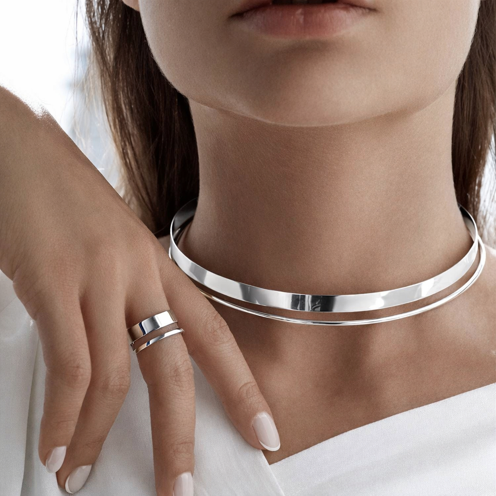 Conjunto Classic Shine: A Elegância que Floresce em Você