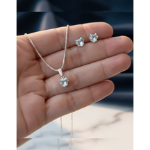 Conjunto Coração Precioso: Brilho, Cor e Sofisticação