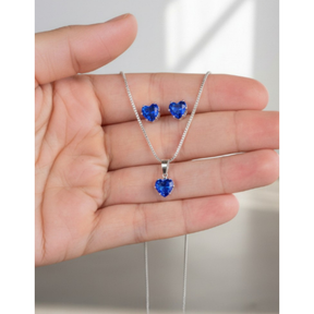 Conjunto Coração Precioso: Brilho, Cor e Sofisticação